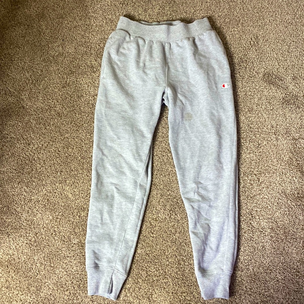 SIZE L, grey Champion sweatpants!